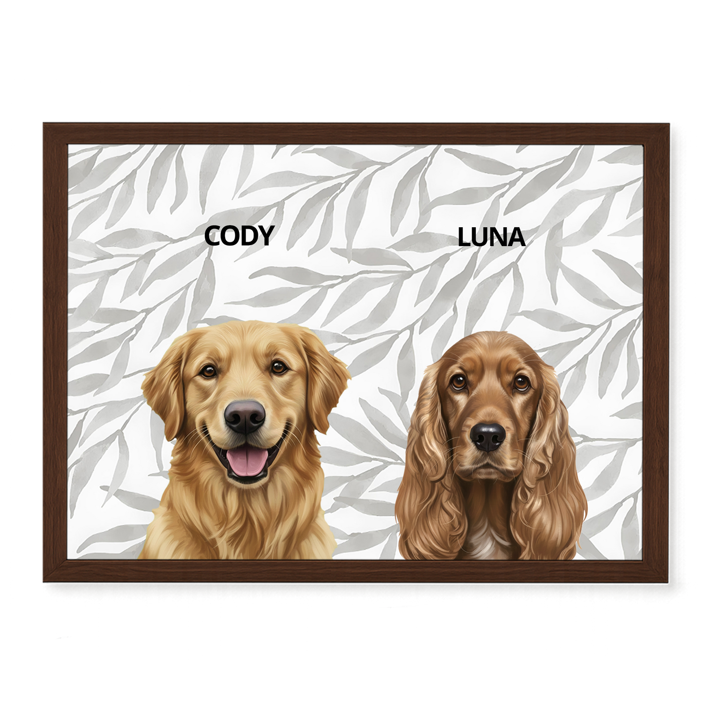 Custom Double Pet Portrait