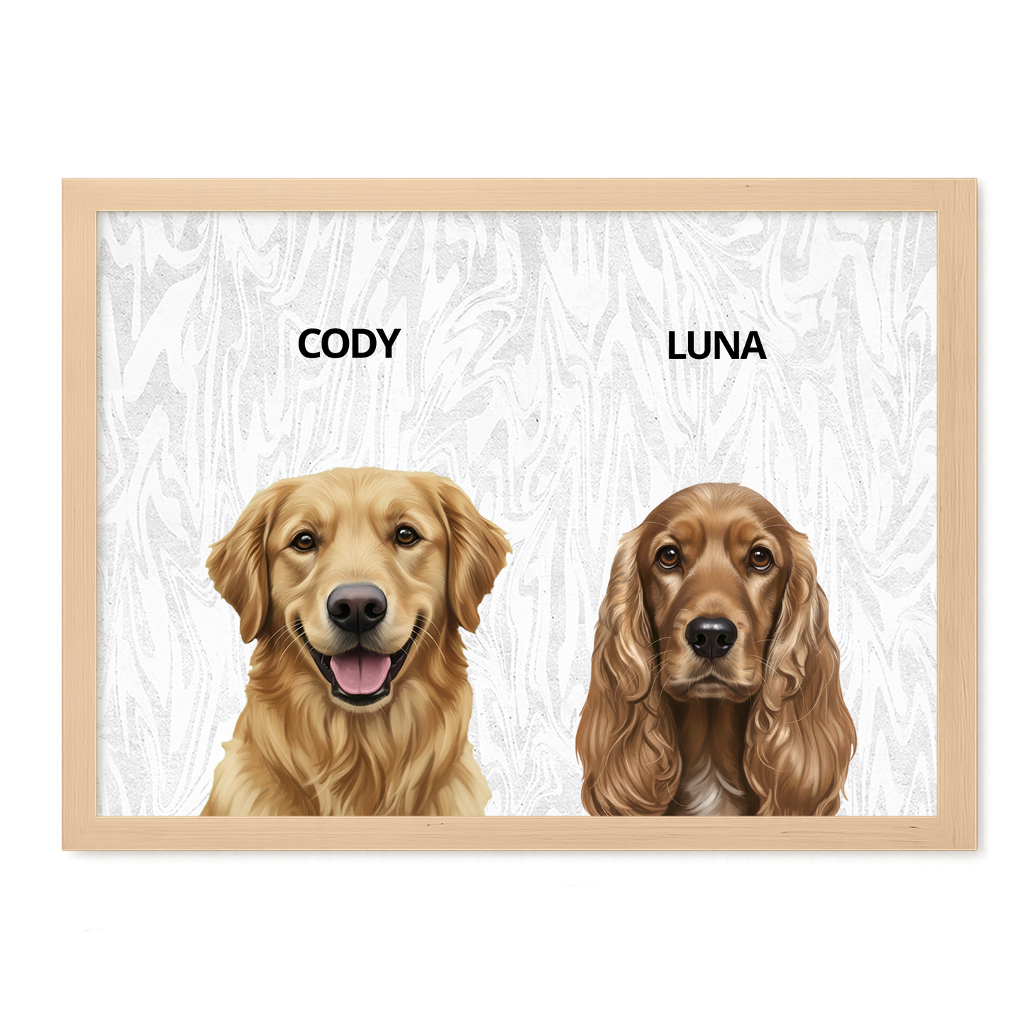 Custom Double Pet Portrait