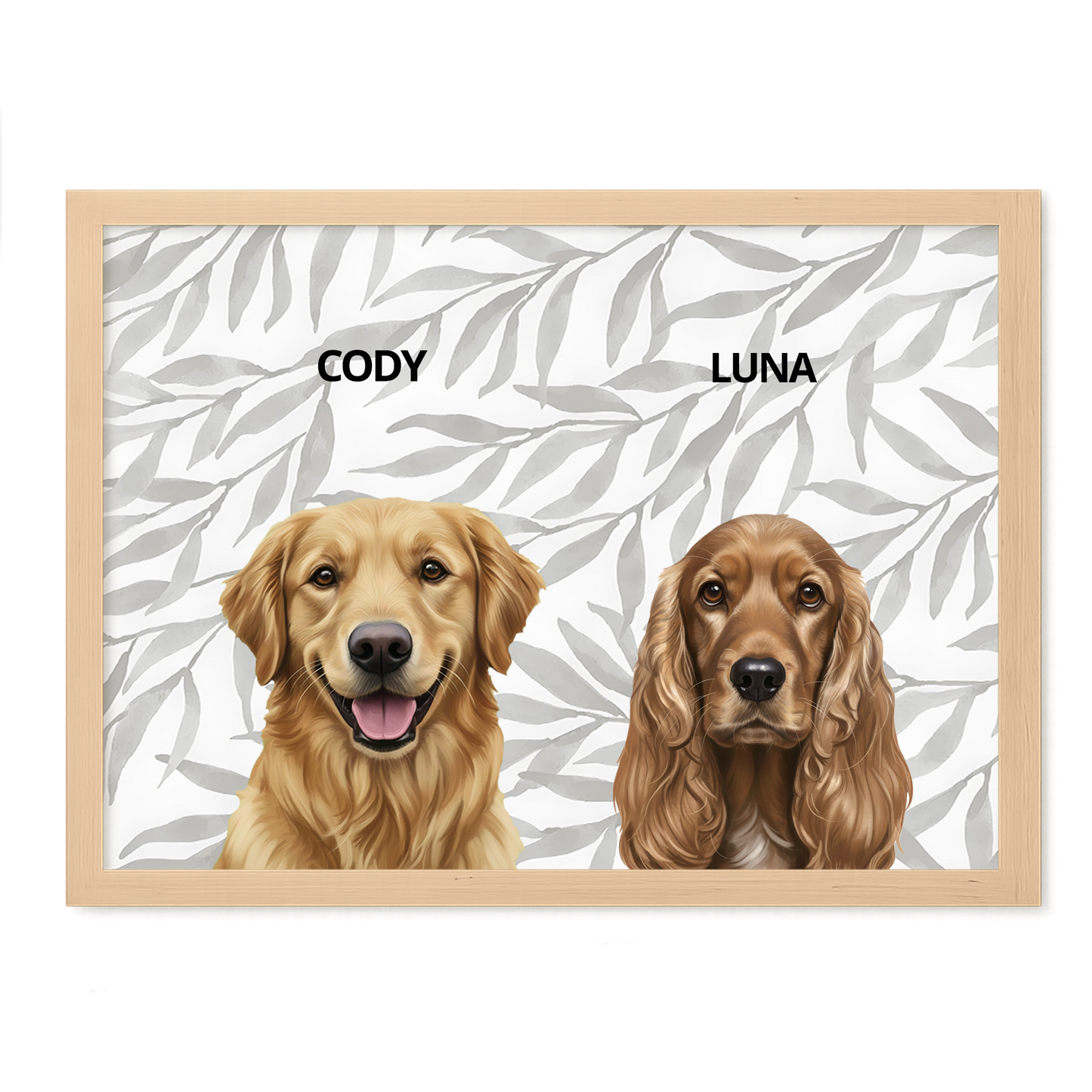 Custom Double Pet Portrait