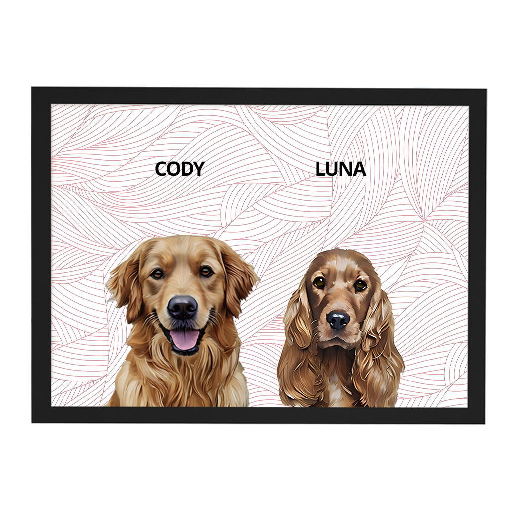 Custom Double Pet Portrait