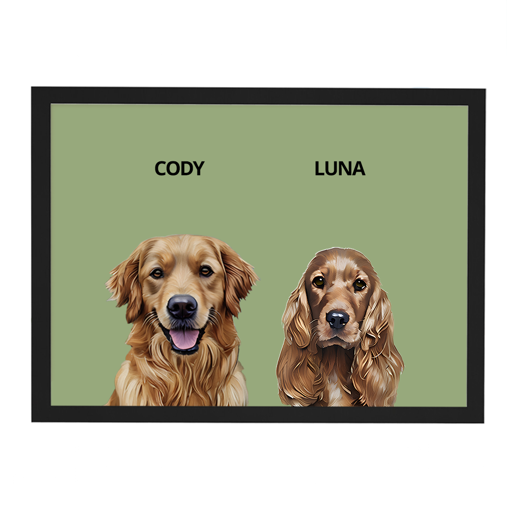 Custom Double Pet Portrait