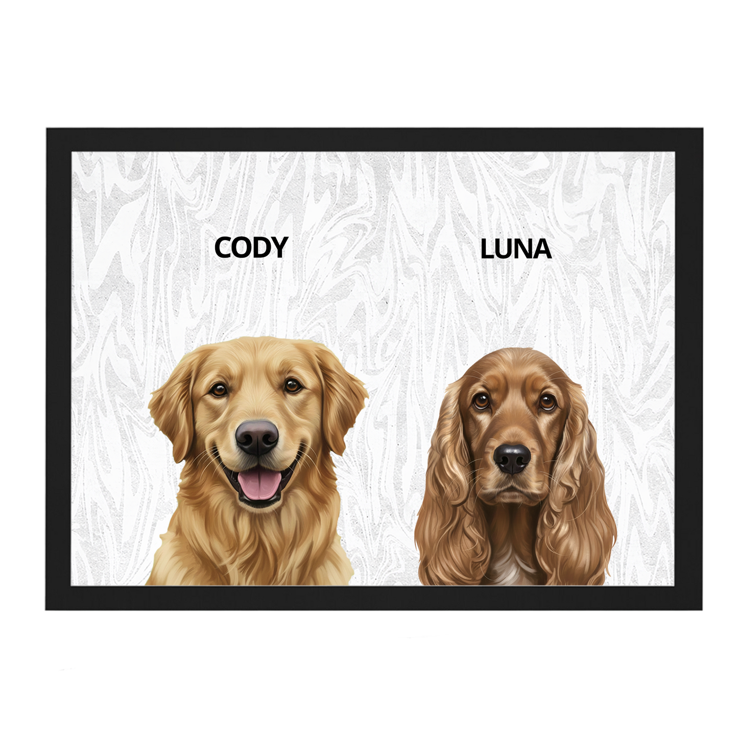 Custom Double Pet Portrait