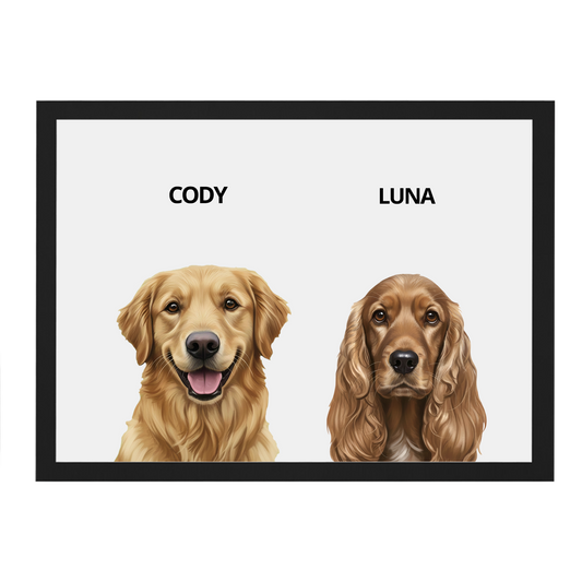 Custom Double Pet Portrait