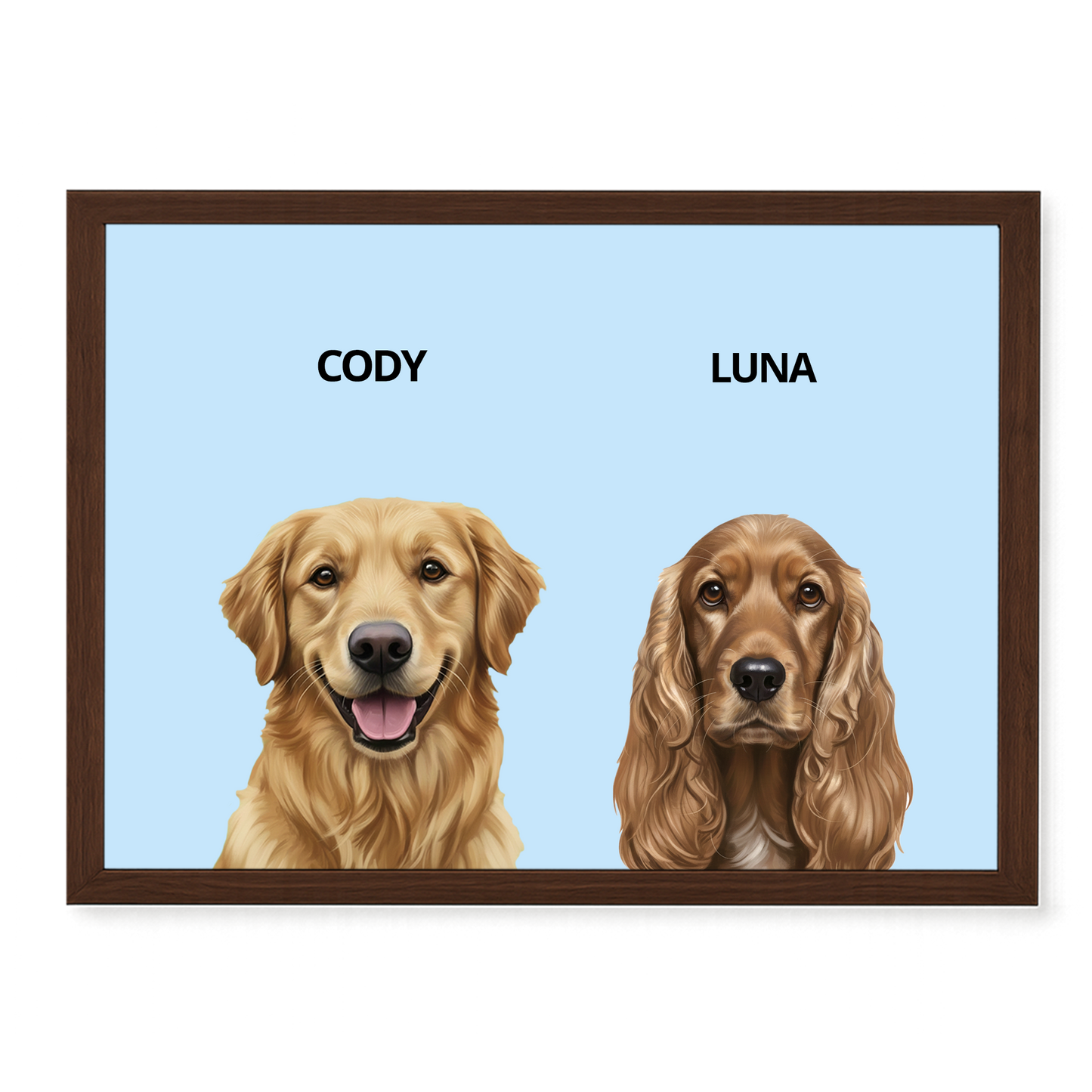 Custom Double Pet Portrait