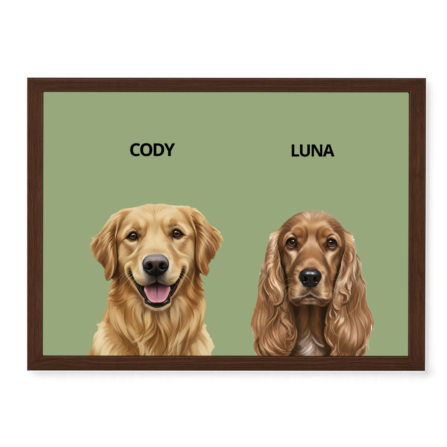 Custom Double Pet Portrait