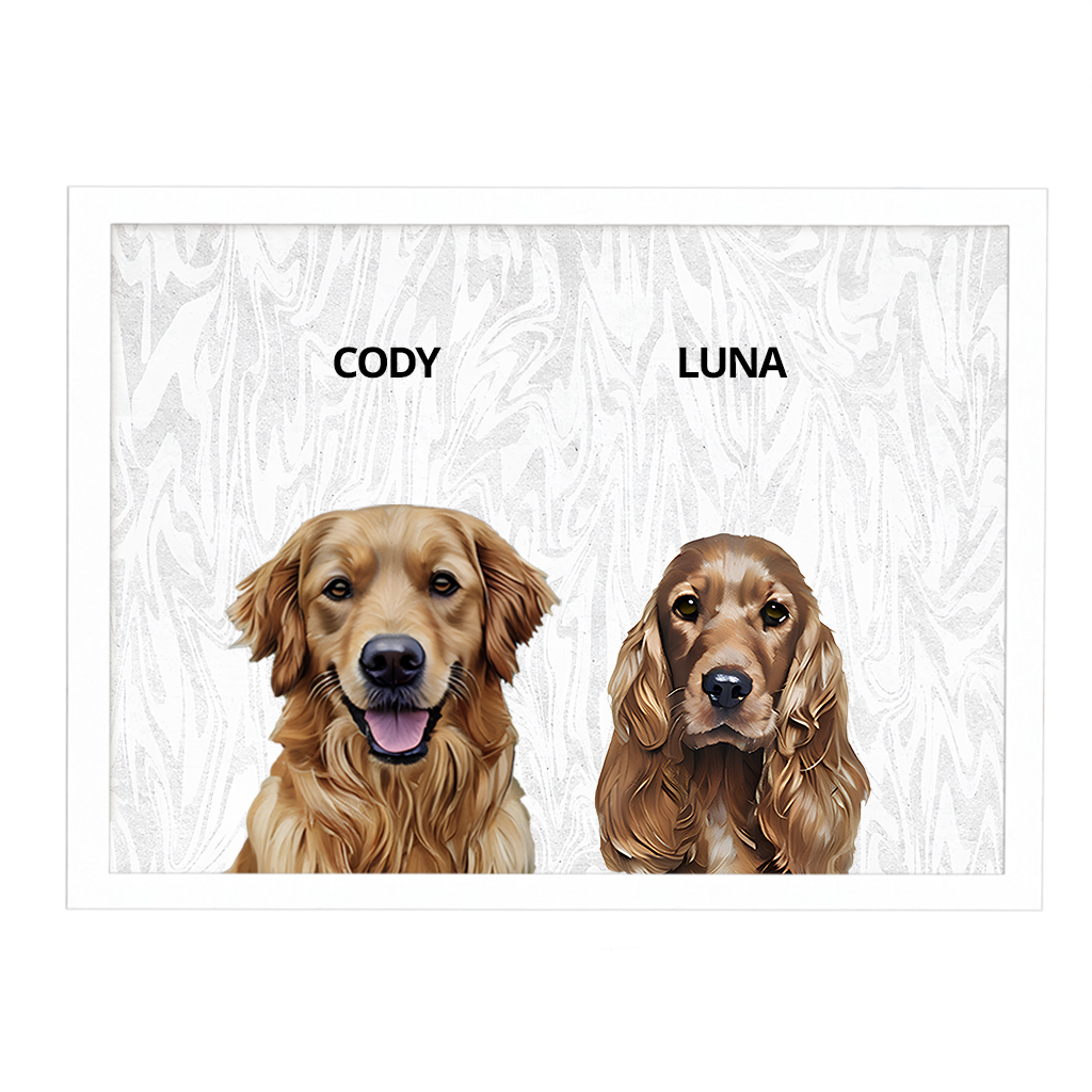 Custom Double Pet Portrait