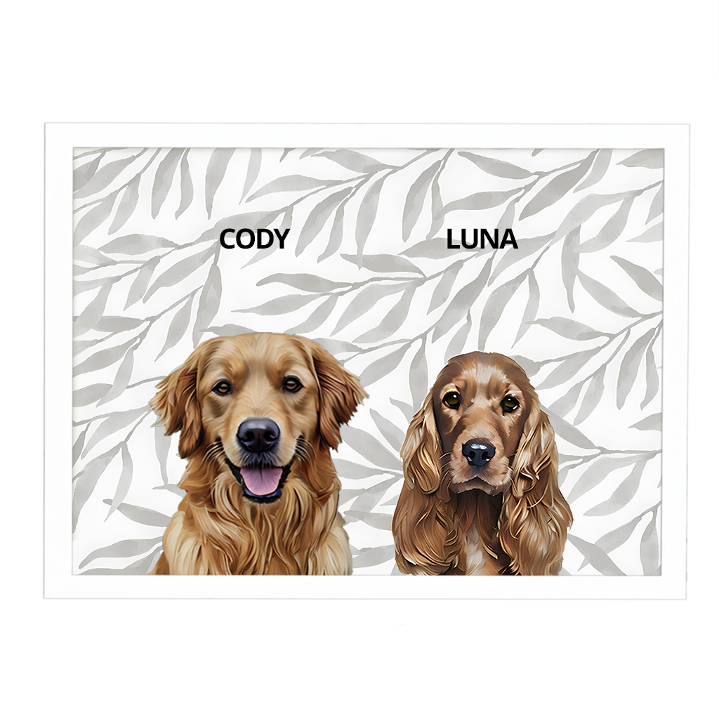 Custom Double Pet Portrait